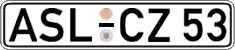 German license plate, Regular plates