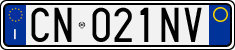 License plate of Italy, Cars (1994 year series)