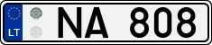 License plate of Lithuania, Trailers