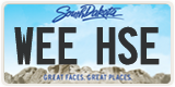 South Dakota, Vanity Plates