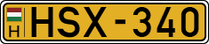 license plates of Hungary, Commercial vehicles (1990)