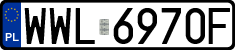 License plates of Poland, Regular car plates
