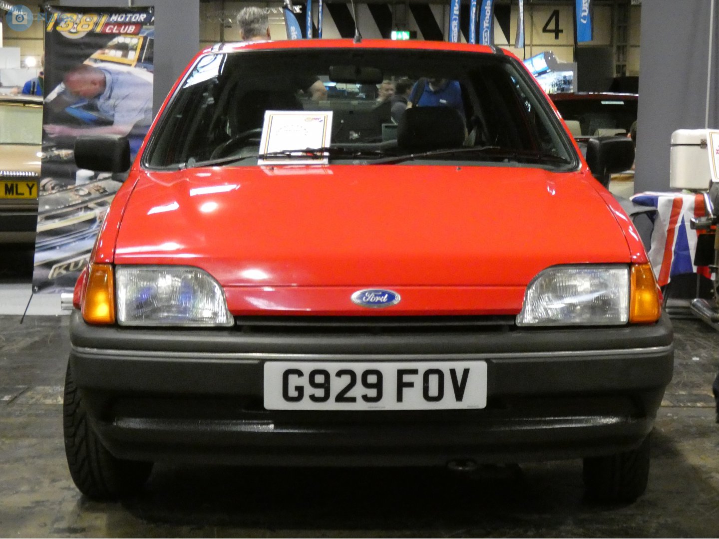 G929FOV, Ford Fiesta 3rd gen (Classic) 5-door Hatch (FBJ; BE13), 1989–1997