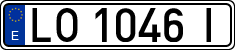 License plates of Spain, 1971 year series