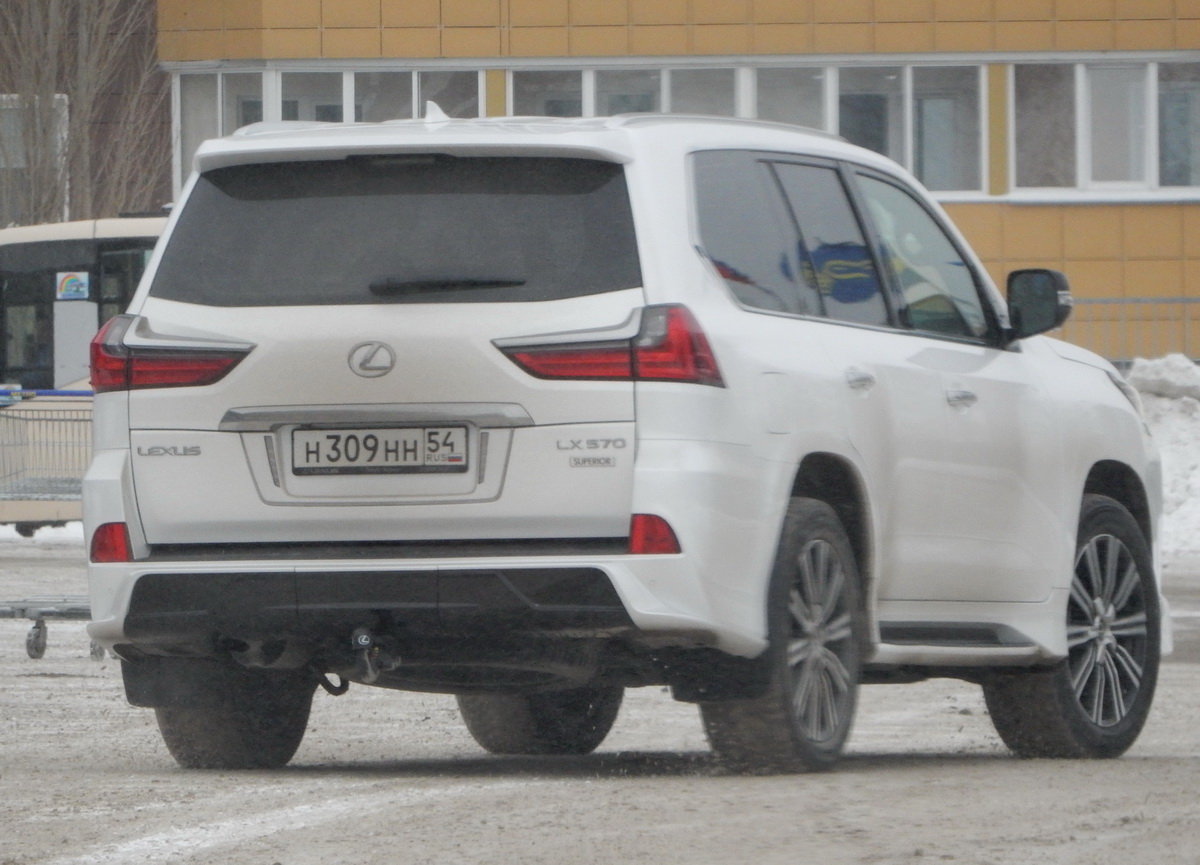 н 309 нн 54, Lexus LX 3rd gen (J200), 2nd facelift, 2015–2021