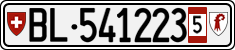 License plate of Switzerland, Provisional