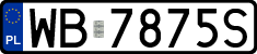 License plates of Poland, Regular car plates