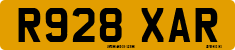 License plate of the United Kingdom, 1983 year system