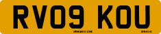 License plate of the United Kingdom, 2001 year system