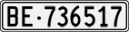 License plate of Switzerland, Cars