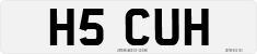 License plate of the United Kingdom, 1983 year system