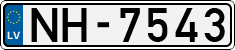 License plate of Latvia, Regular car plates