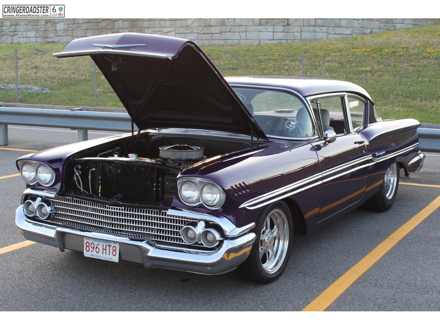 896 HT8, Chevrolet Biscayne 1st gen 1958 2-door Sedan (1547/1641; B-body), 1957–1958