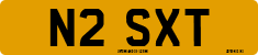 License plate of the United Kingdom, 1983 year system