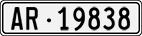 License plate of Switzerland, Cars