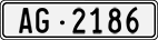 License plate of Switzerland, Cars
