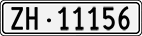 License plate of Switzerland, Cars