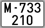 License plates of Spain, 1900 year series