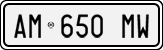 License plate of Italy, Cars (1994 year series)