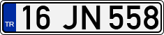License plate of Turkey, Regular plates