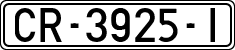 License plates of Spain, 1971 year series