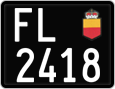 License plate of Liechtenstein, Motorcycles