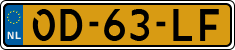 License plate of the Netherlands, Semi-trailers