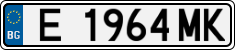 License plate of Bulgaria, Cars