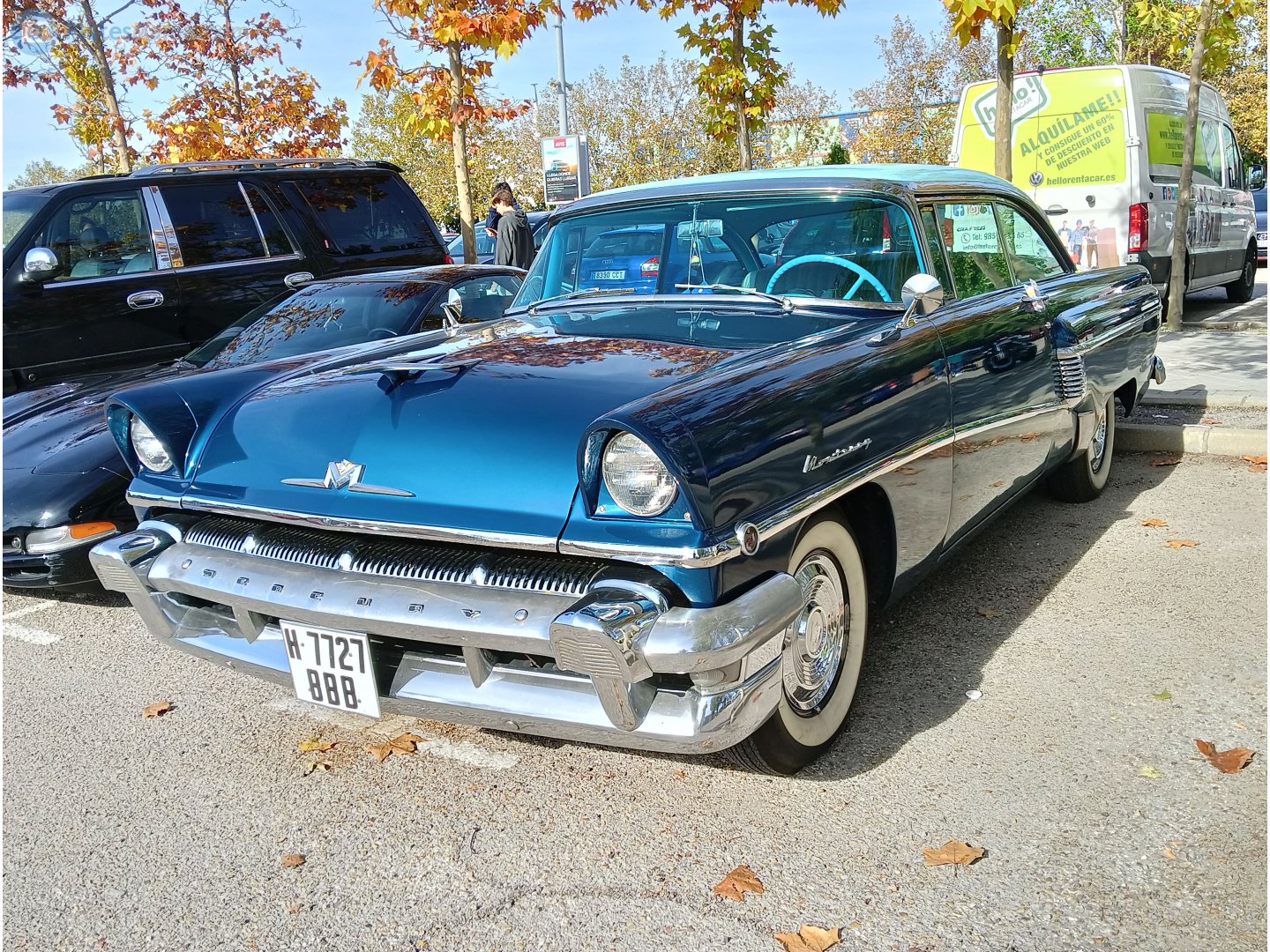H 7727 BBB, Mercury Montclair 1st gen 1955/1956 2-door Hardtop Coupé (64A/64B), 1954–1956