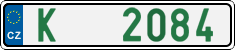 License plate of the Czech Republic, Dealer (2001)