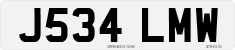 License plate of the United Kingdom, 1983 year system
