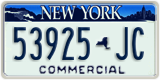 New York, Specialty plates (12345-AB)