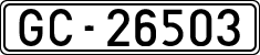 License plates of Spain, 1900 year series