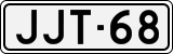 License plate of Finland, Cars