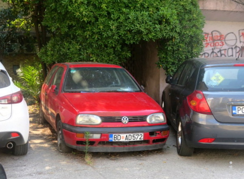 BD AD572, Volkswagen Golf 3rd gen 3-door Hatch (1H1), 1991–1997