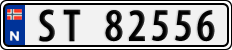 License plate of Norway, Cars