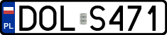 License plates of Poland, Regular car plates