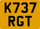 License plate of the United Kingdom, 1983 year system
