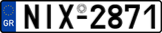 License plate of Greece, Cars
