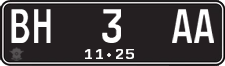 License plate of Indonesia, Regular plates