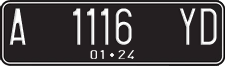 License plate of Indonesia, Regular plates