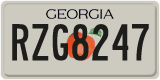 Georgia, ABC 1234
