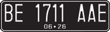 License plate of Indonesia, Regular plates