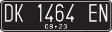 License plate of Indonesia, Regular plates