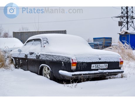 р582кх58, GAZ 24 Волга