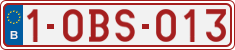 License plate of Belgium, Regular plates (2010)