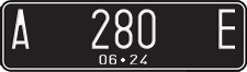 License plate of Indonesia, Regular plates