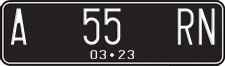 License plate of Indonesia, Regular plates