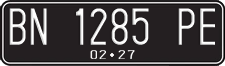 License plate of Indonesia, Regular plates