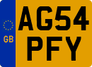 License plate of the United Kingdom, 2001 year system